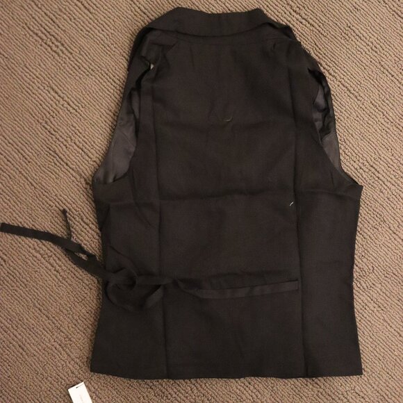 NWT Reformation Taryn VEST ONLY - Black Size 2 - Picture 8 of 8